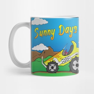 Sunny Days Yellow Offroad 4x4 Rock Crawler Truck Mug